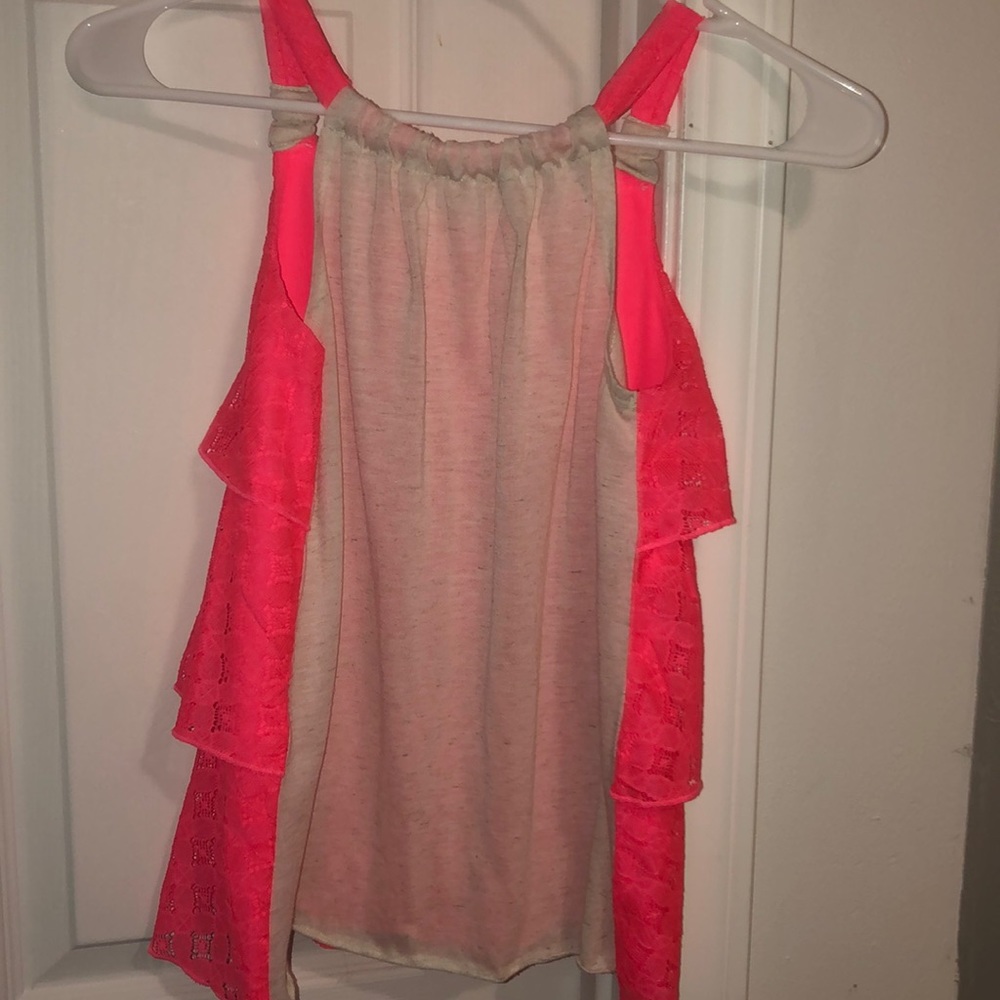 Pink Ruffle Top - Picture 2 of 2